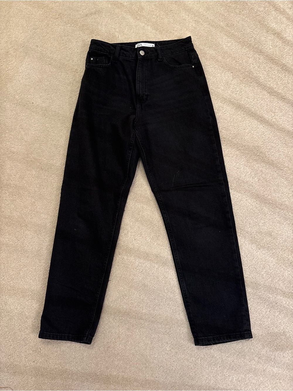 Zara Black Women's Straight Leg Jeans